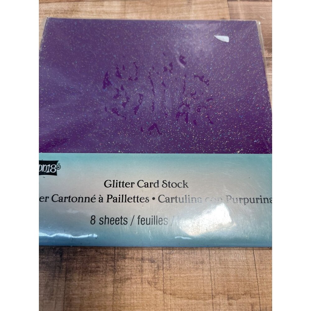 Different Color Glitter Card Stock 8 Sheets 45930712